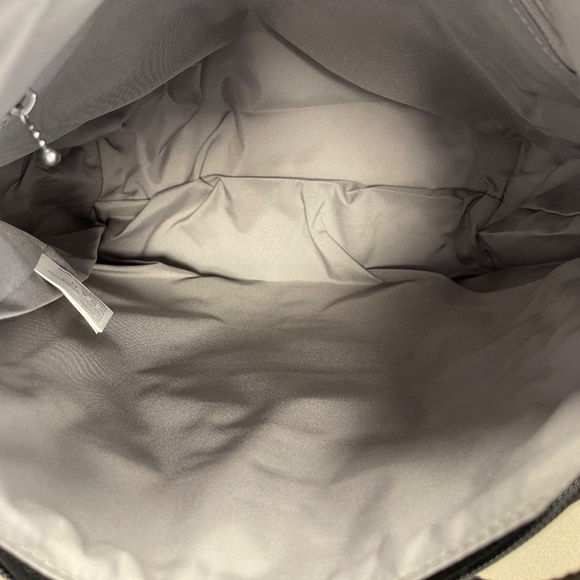 baggallini Joey Bagg Large Hobo w/ Cheetah Print - Black/Charcoal - NWT - Picture 3 of 5